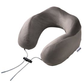 VEVOR Travel Pillow, Neck Pillow for Traveling, Upgraded Bamboo Charcoal Memory Foam Travel Neck Pillow with Eye Mask, Earplugs and Storage Bag