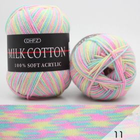 Three Section Dyed Multi-color Jacquard Score Lines With Medium Thick Lines (Option: Green powder)