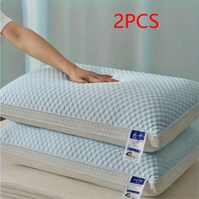 Cooling Breathable Tofu Pillows (Option: Deep Blue-2PCS)