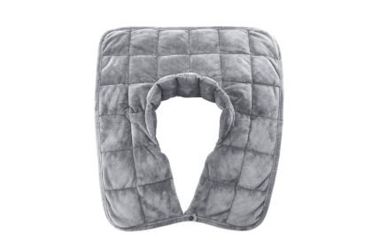 Kathy Ireland Weighted Neck and Shoulder Wraps - 4.5 lbs (Color: Silver, size: One Size)